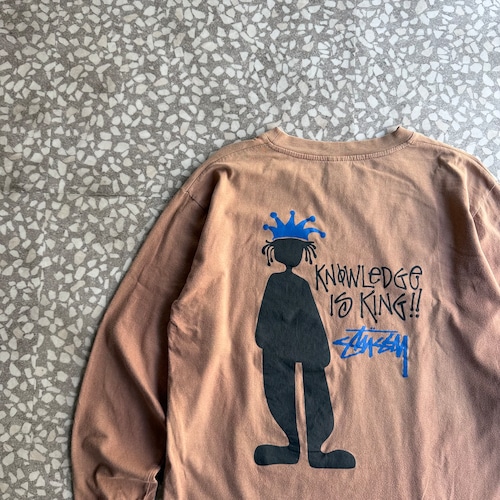 STUSSY / 90’s usa製 “Shadowman” ls Tee size M