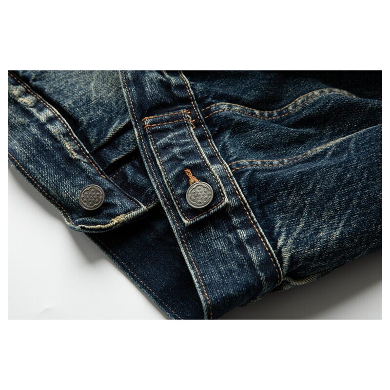 vintage style denim jacket M0457 | PAY ID