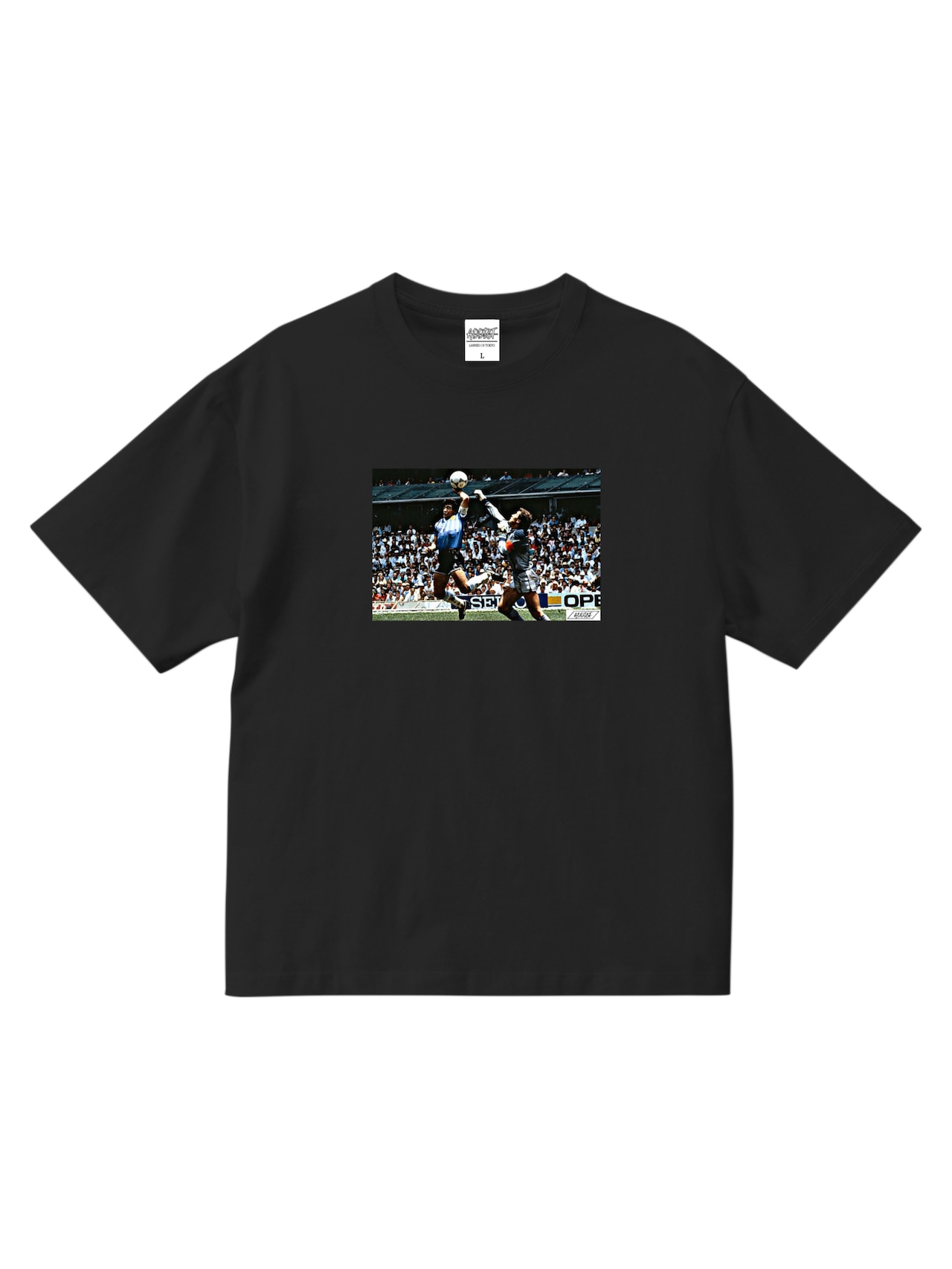 Maradona Tee Black