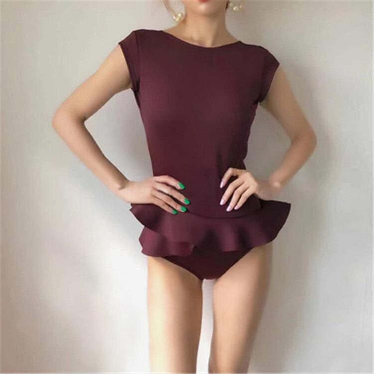 タイムセール限定超目玉商品 韓国ファッション ワンピース水着 小胸 ギャザー 水着 女性 夏