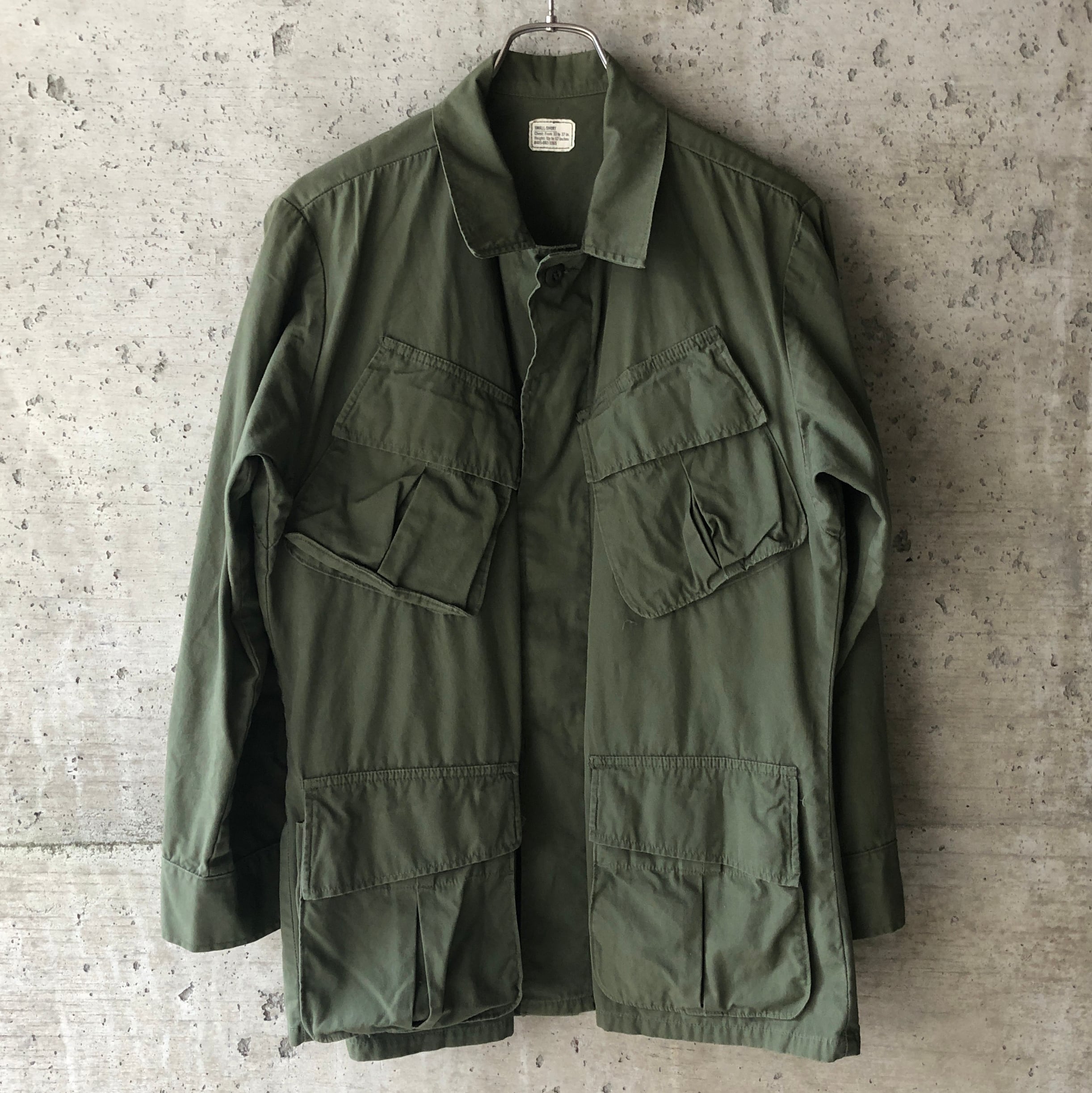 ET米軍実物US ARMY ジャングルファティーグ ジャケット S/S