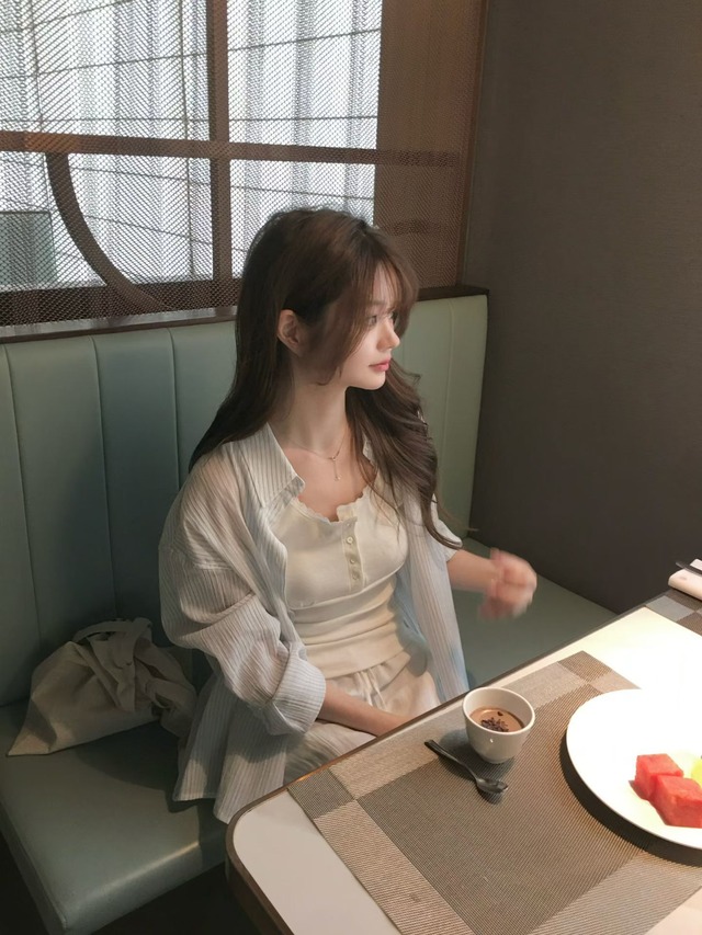 (予約) vegetable / Leaf stripe shirt 1color
