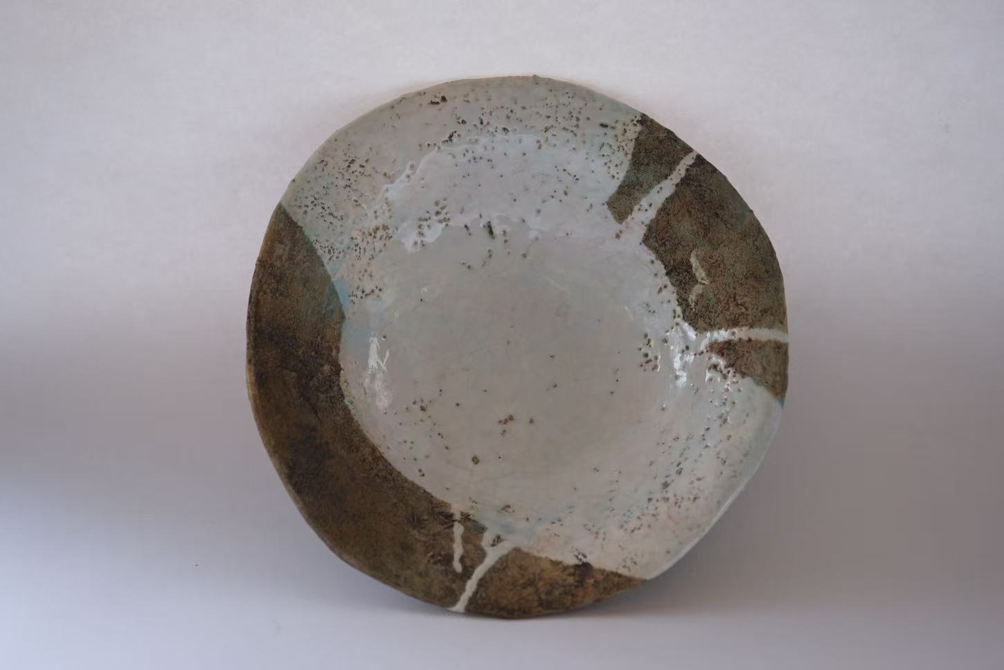 故金あかり Akari Karugane - リム皿 plate | Road of Tea 茶ノ路