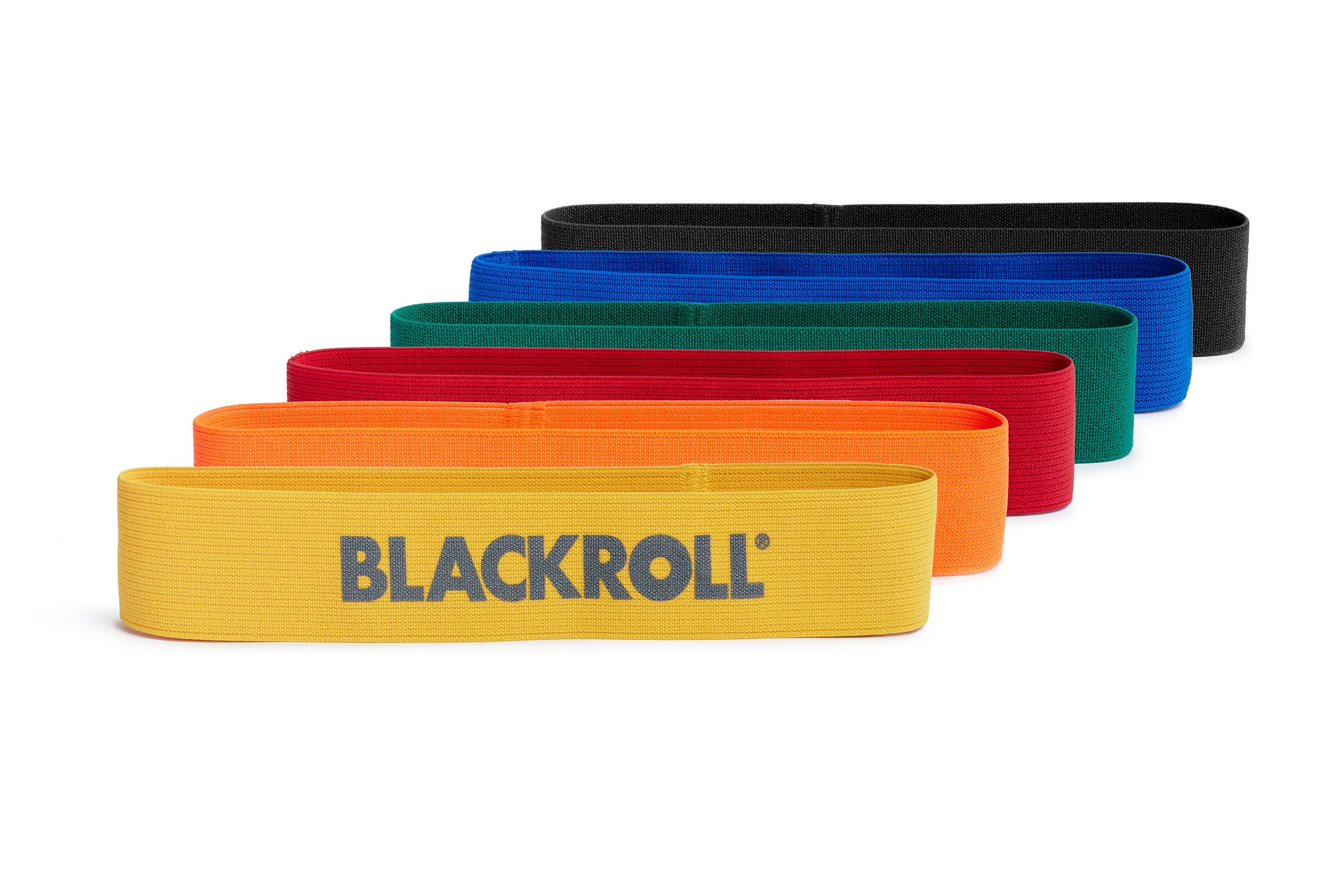 BLACKROLL LOOP BAND 6SET yellow/orange/red/green/blue/black