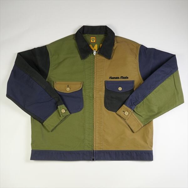 SizeL HUMAN MADE ヒューマンメイド AW ZIP UP WORK JACKET NAVY