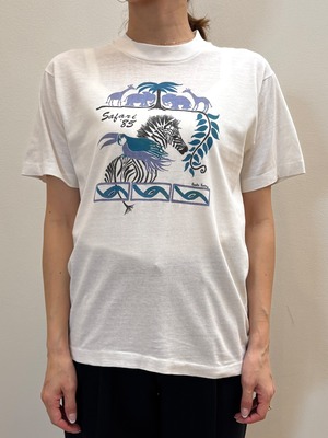 CU9-2 USED TEE "Safari ’85" -WHITE-