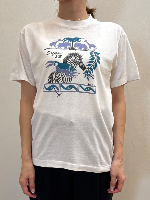 CU9-2 USED TEE "Safari ’85" -WHITE-