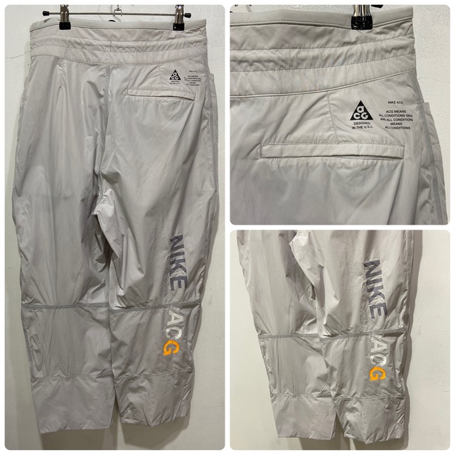 タグ付き未使用品 NIKE ACG テックカーゴパンツ nikelab 白 S