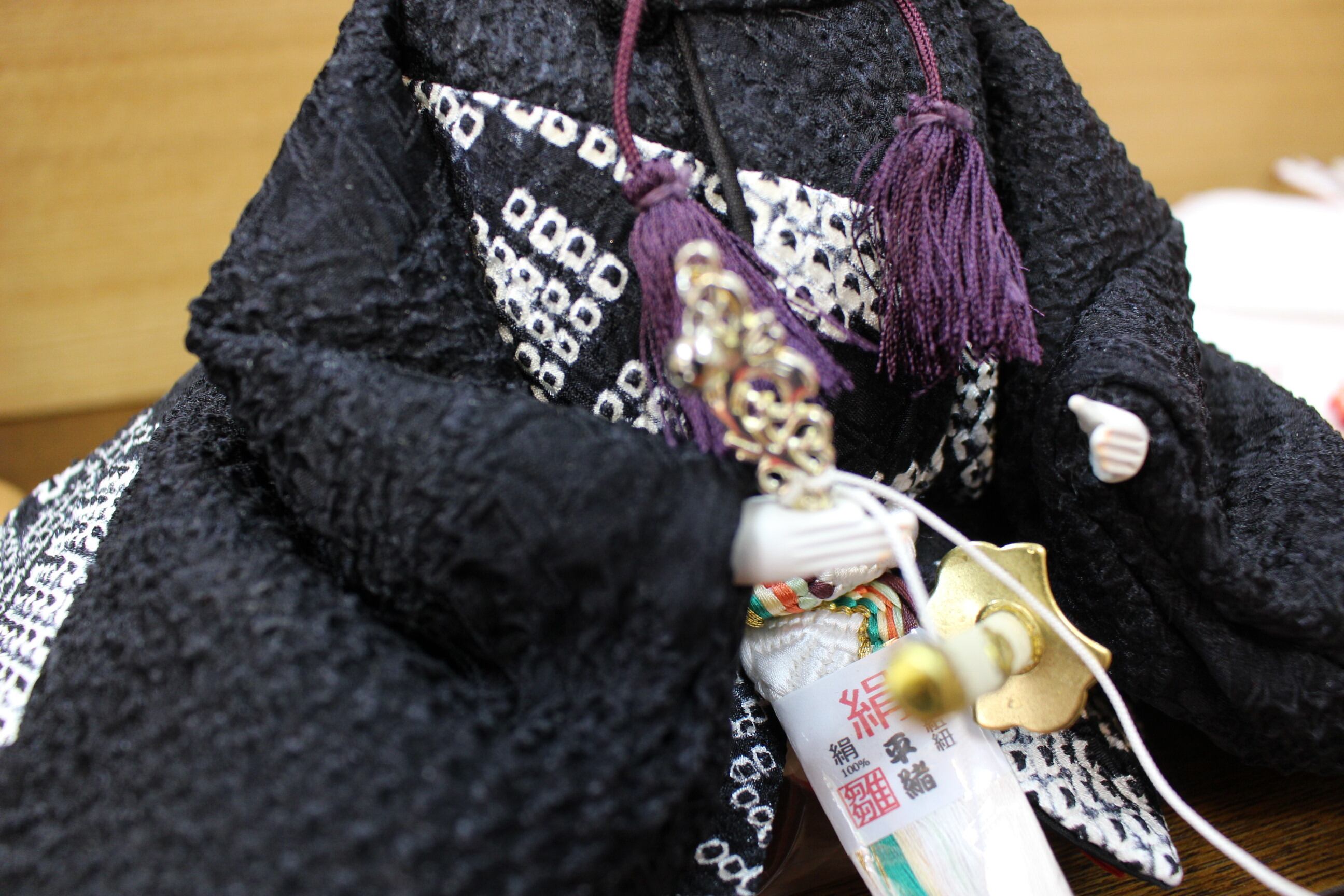 雛人形 衣裳着親王飾り 田村芙紗彦 Cube(キューブ）正絹絞り | SHIMADA