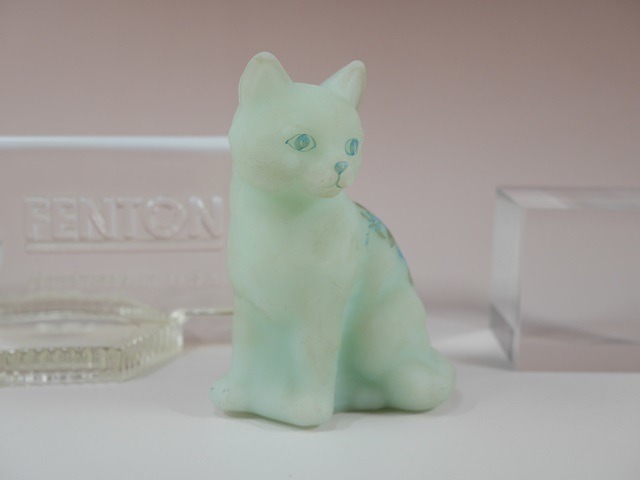 FENTON　CAT　フェントン　ねこ　ブルーローズ