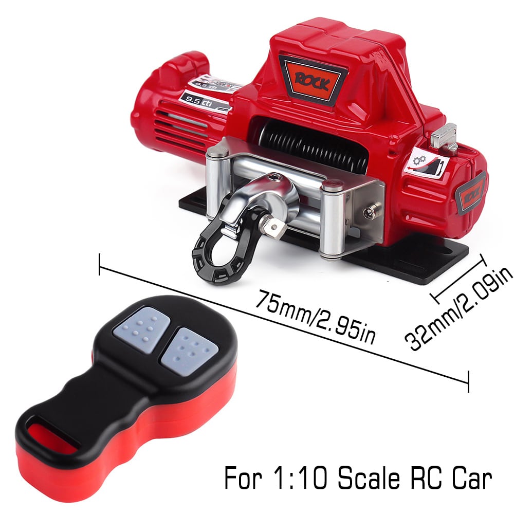 INJORA メタルウインチワイヤレスラーシステム 1:10 RC クローラーカー