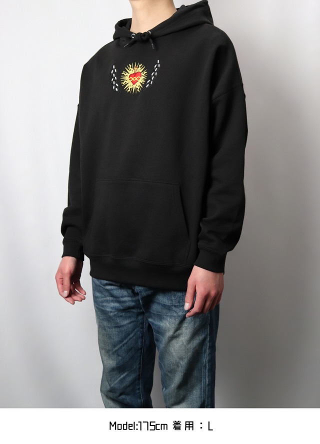 Sacred Heart Hoodie (セイクリッド ハート フーディー)【Black】