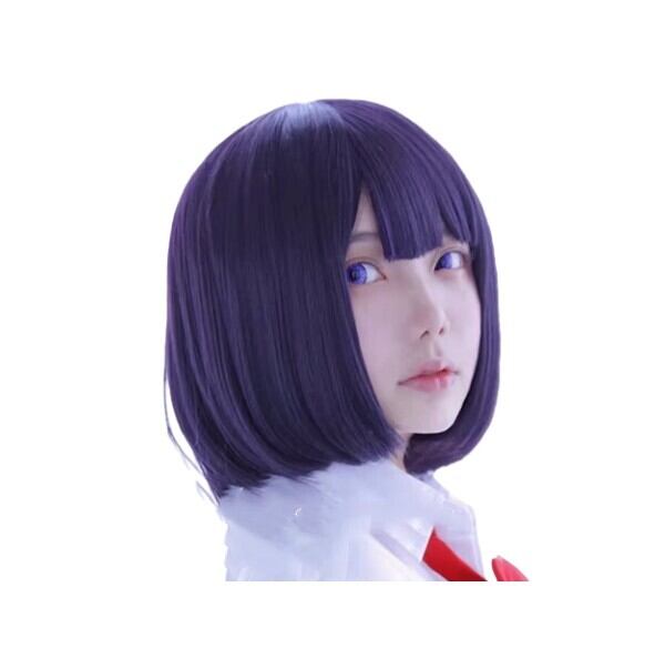 W1552 美少女戦士 セーラームーン 土萌 ほたる 風 コスチューム コスプレウイッグ+ウイッグネット