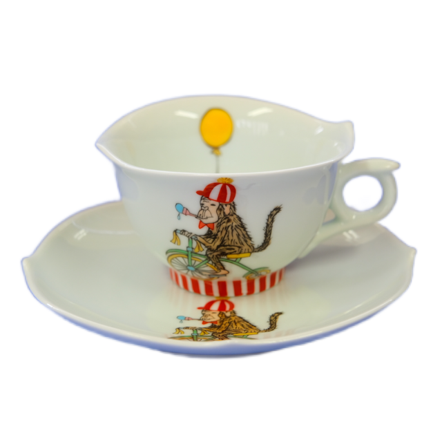 monkey circus② (br) / cup&saucer