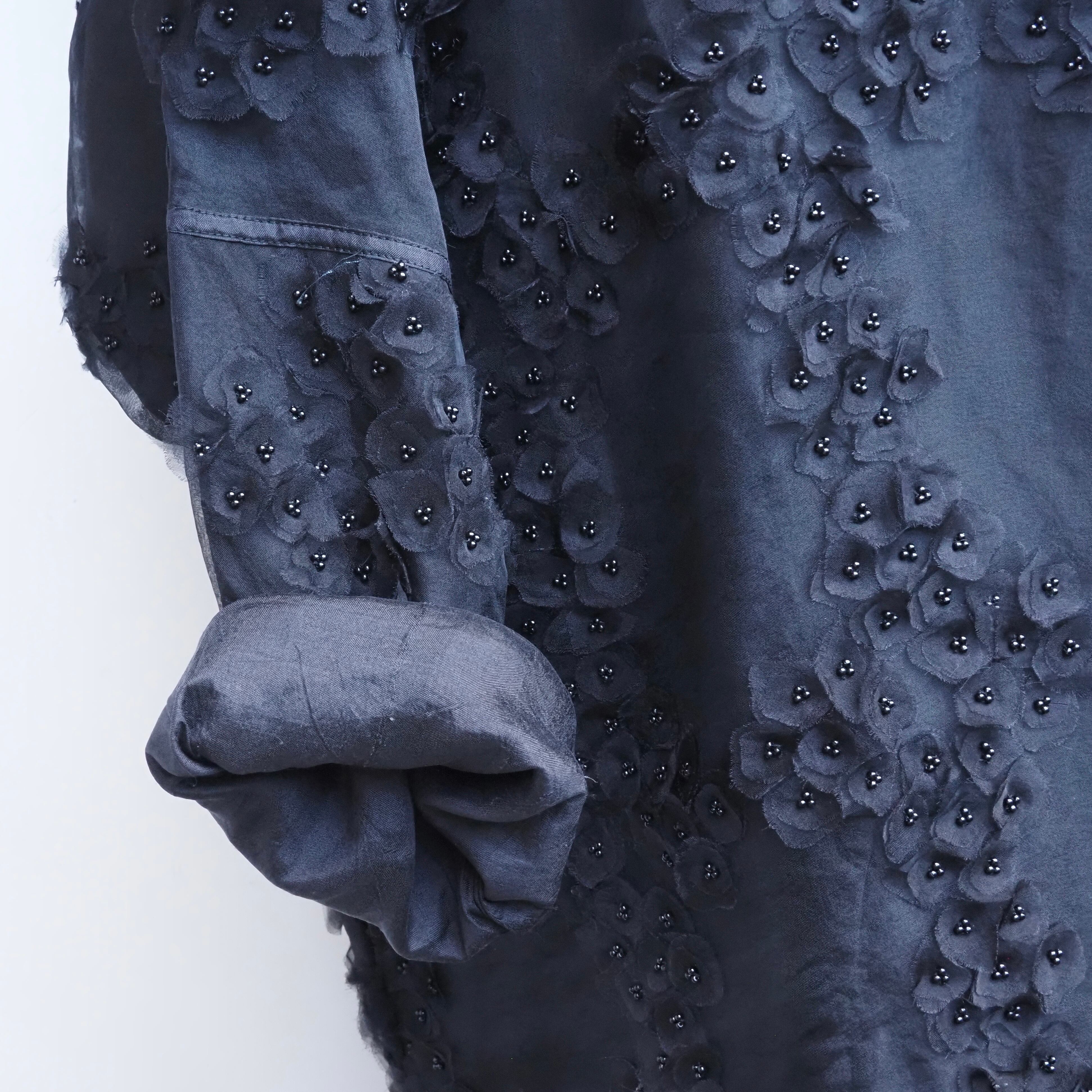 BUNON/Flower Layered SilkTunic/シルクチュニック