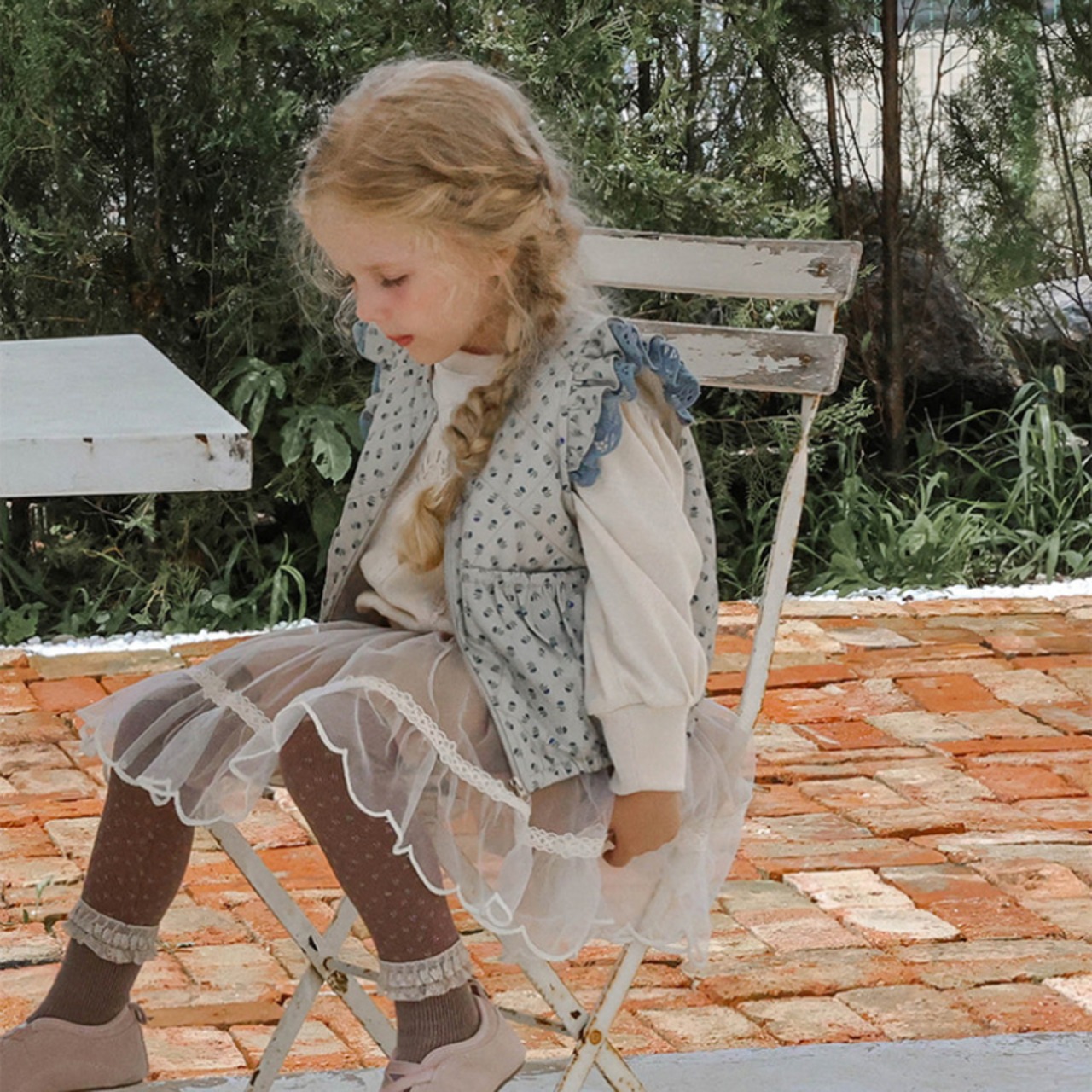 秋ダイヤ柄レースデザイントレーナー