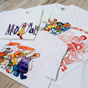 【 McDonald's ( マクドナルド 】『HAPPY BIRTHDAY』Tシャツ 〚アメリカン雑貨 アメトイ〛