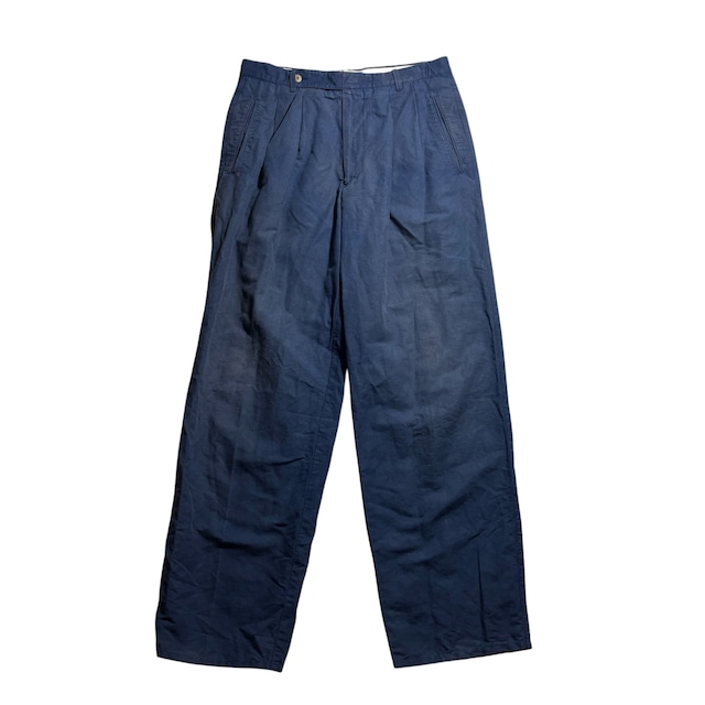 vintage EMPORIO ARMANI cotton linen tuck pants