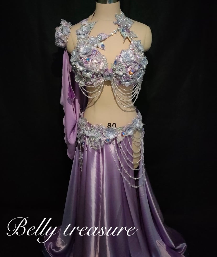 ベリーダンス オーダーメイド衣装 FL 001 202110 | Belly Treasure®︎