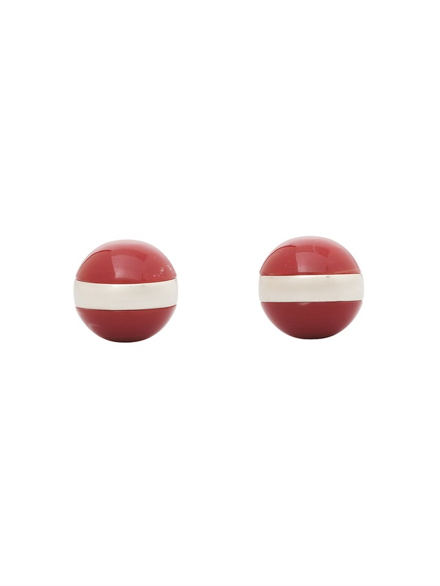 Ball Metal Sand Clip On Earrings (イヤリング仕様)