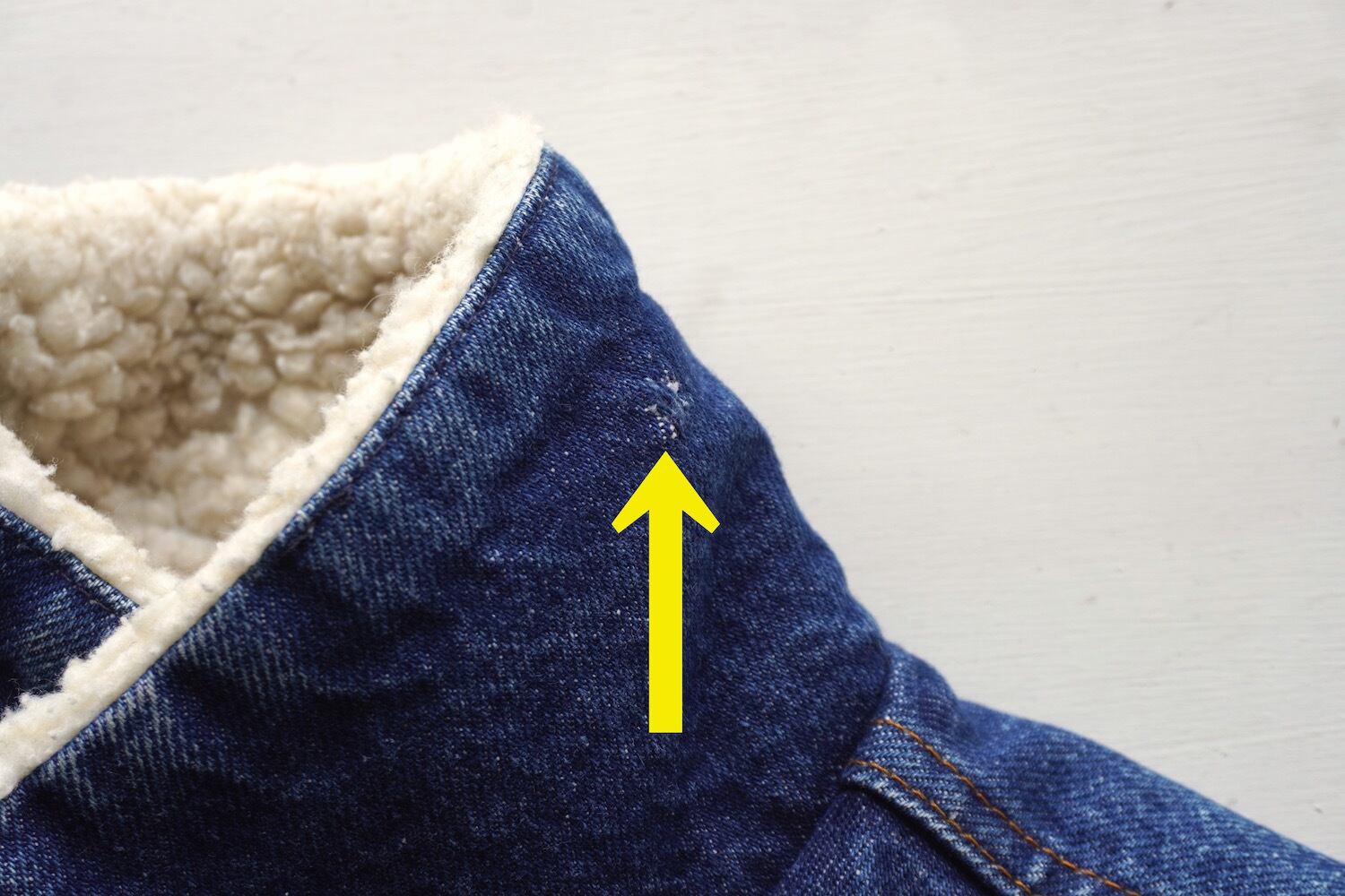 1970's〜80's USA製 [Levi's] 4ポケット 3rd型 デニムボアジャケット