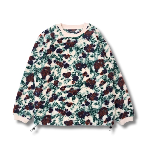 modem design - flower boa crew (white)