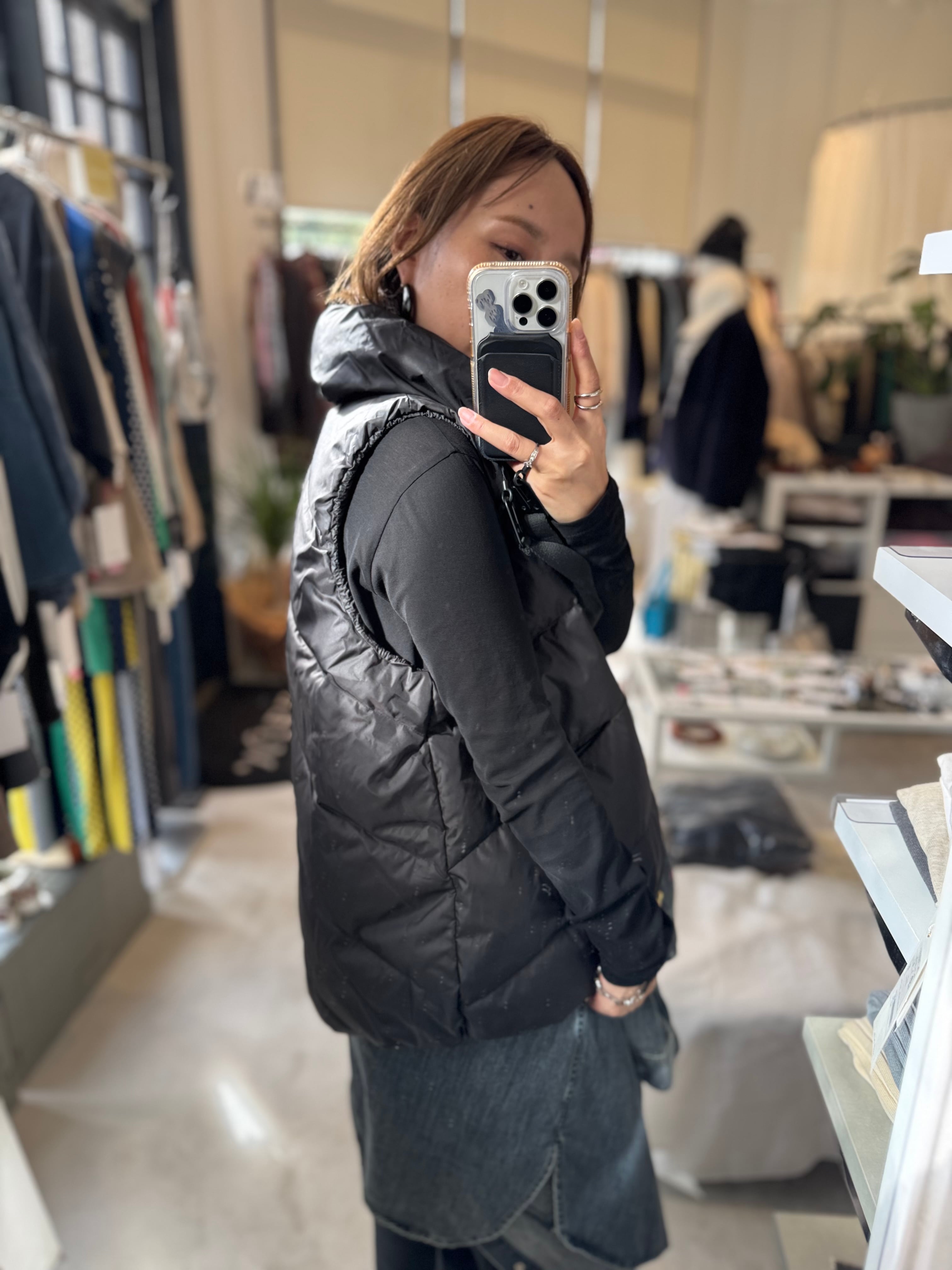 【SELECT】ボリュームカラーダウンベスト 32-0147