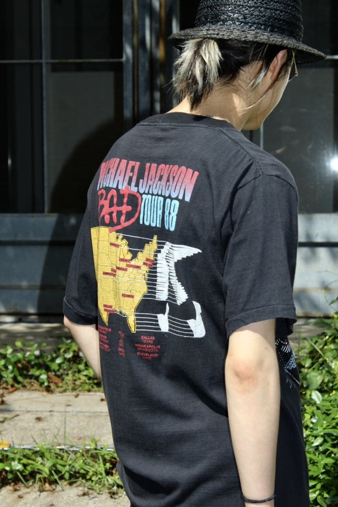 Michael Jackson 1988 Bad Tour Concert Tee Shirt All Over One Size