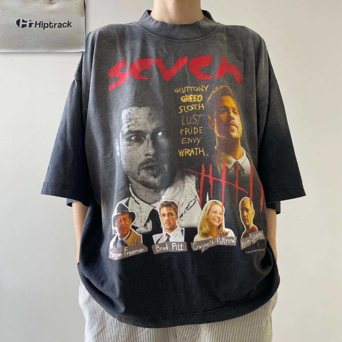 Tシャツ seven セブン ブラピ ブラッドピット 映画 ムービー フェード 