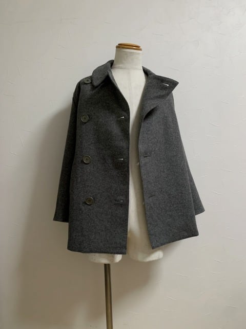 1980's Asymmetry Design Double Breasted Short Coat "Y's"