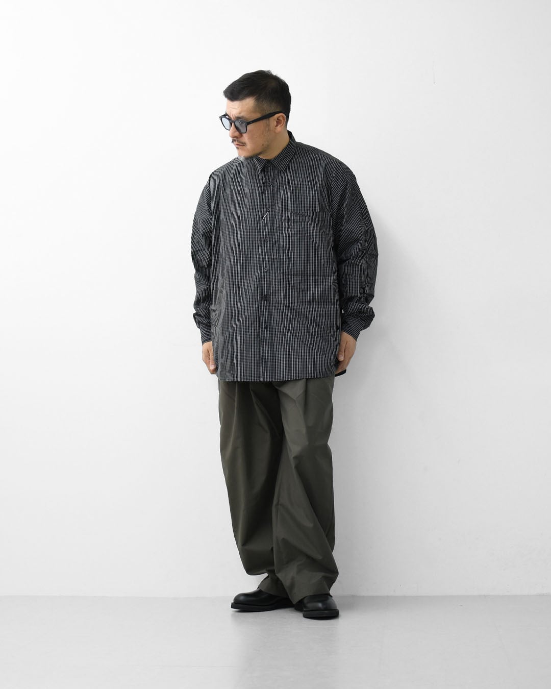DANTON [ダントン] M Stunner Nylon 2tuck Easy Pants [DT-E0275SNY