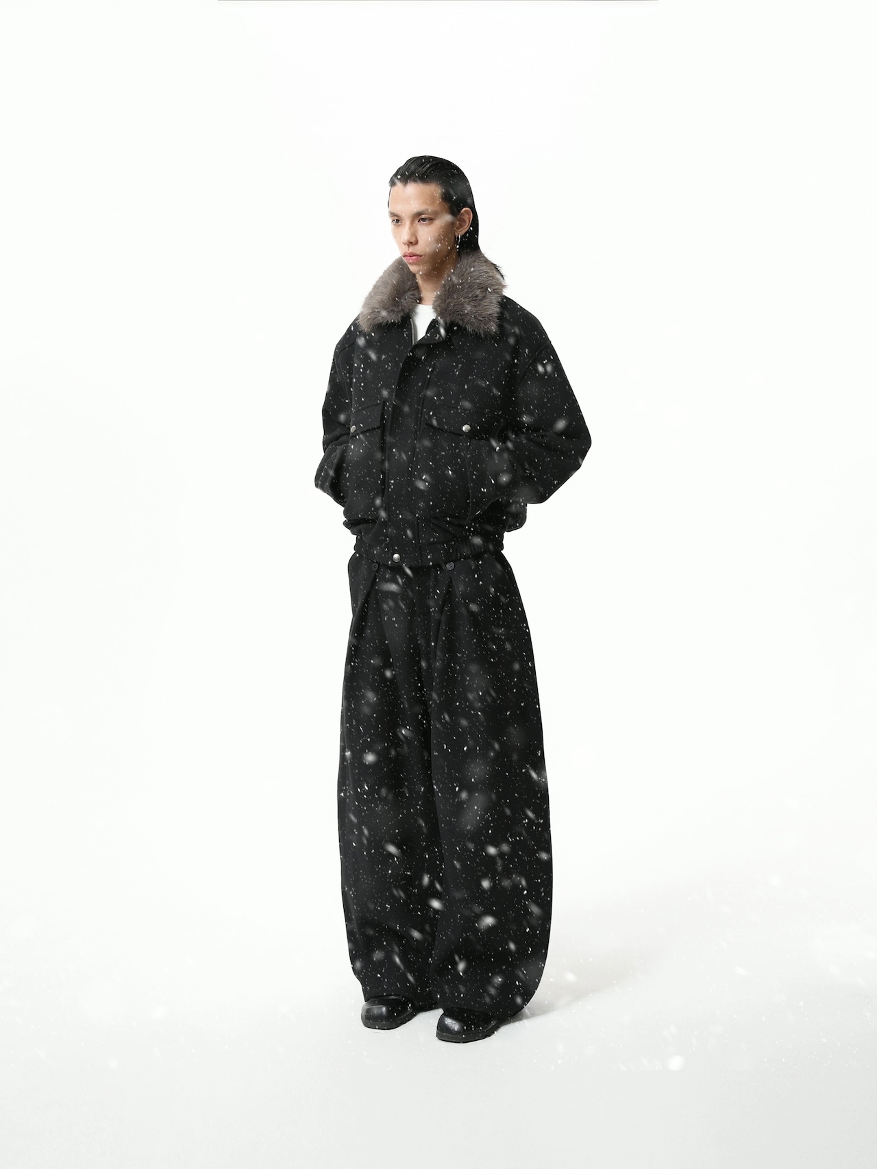 BOOGOOVOGUE Wool Bomber