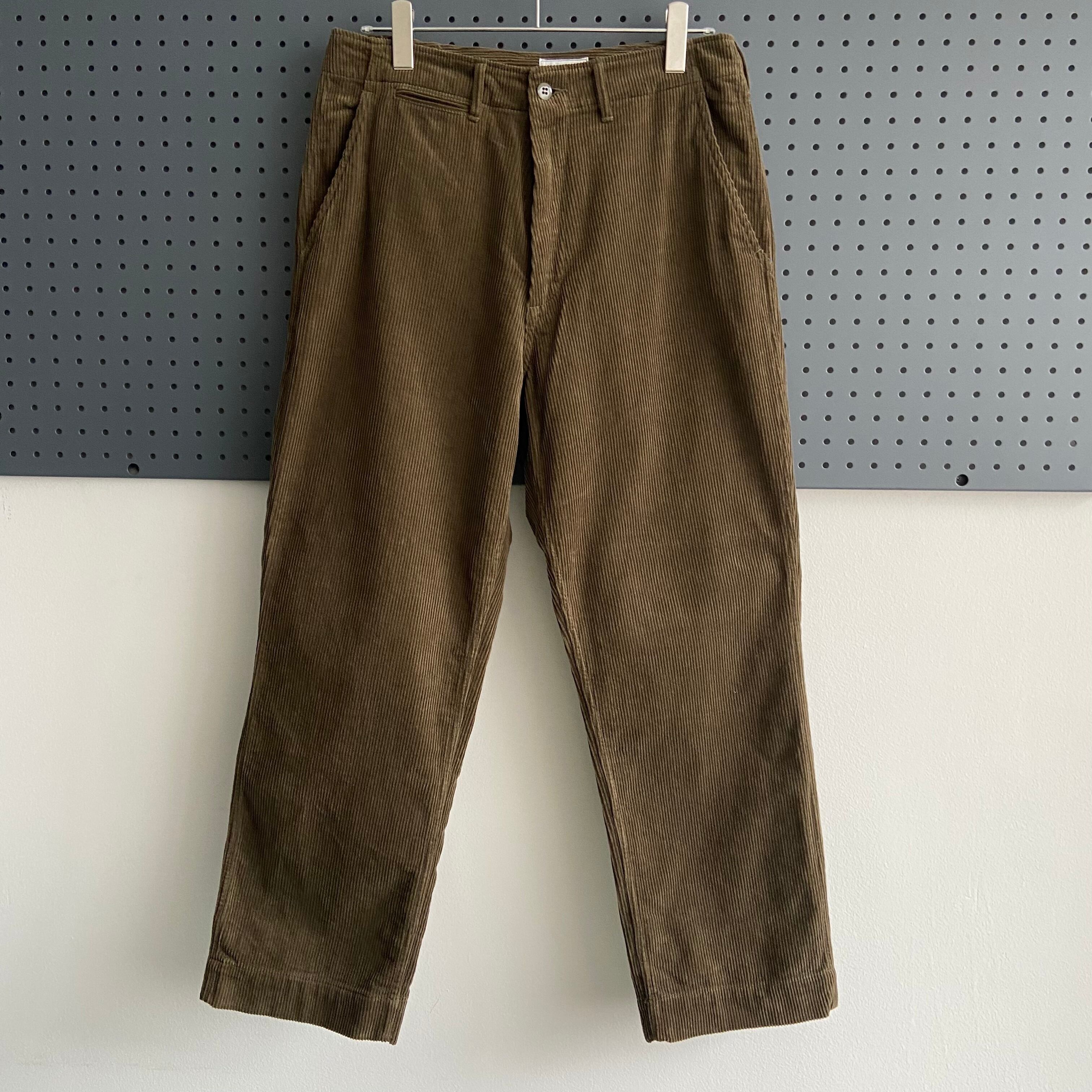 Corona Utility太畝コーデュロイのファティーグスラックス