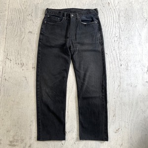 2000's Levi's 550 black denim pants #F896