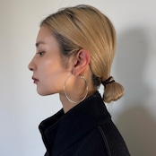 big hoop pierce/silver
