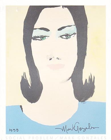 絶版　mark gonzales social problem 作品集　初版 古書古本 dessin: Mark Gonzales: Social Problem（マーク・ゴンザレス）
