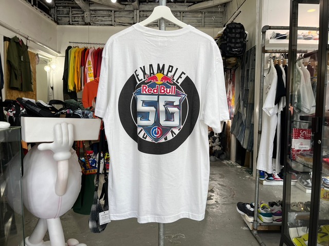 EXMAPLE × REDBULL LOGO TEE WHITE XL 13796