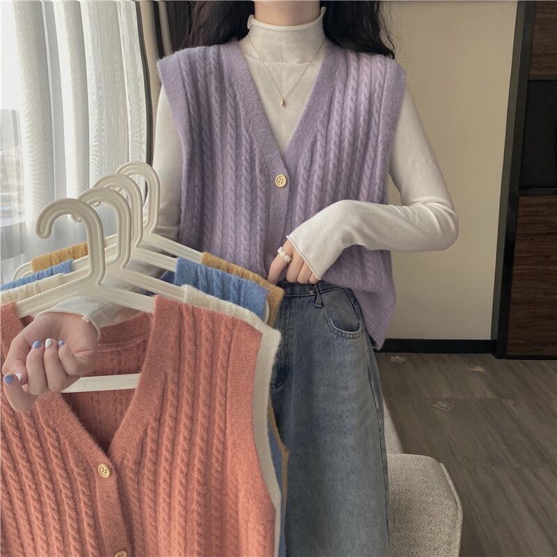 スタイルレディーススタンダードスプリングニットシャツ セット レトロ 春物 1号婦人27733333102