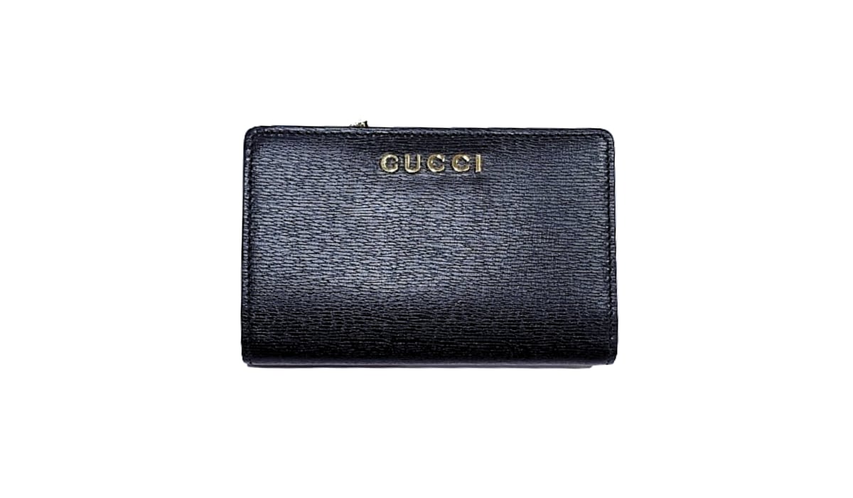 売り出し最安価格 ！極美品！ GUCCI グッチ PVC 折り財布 コンパクト