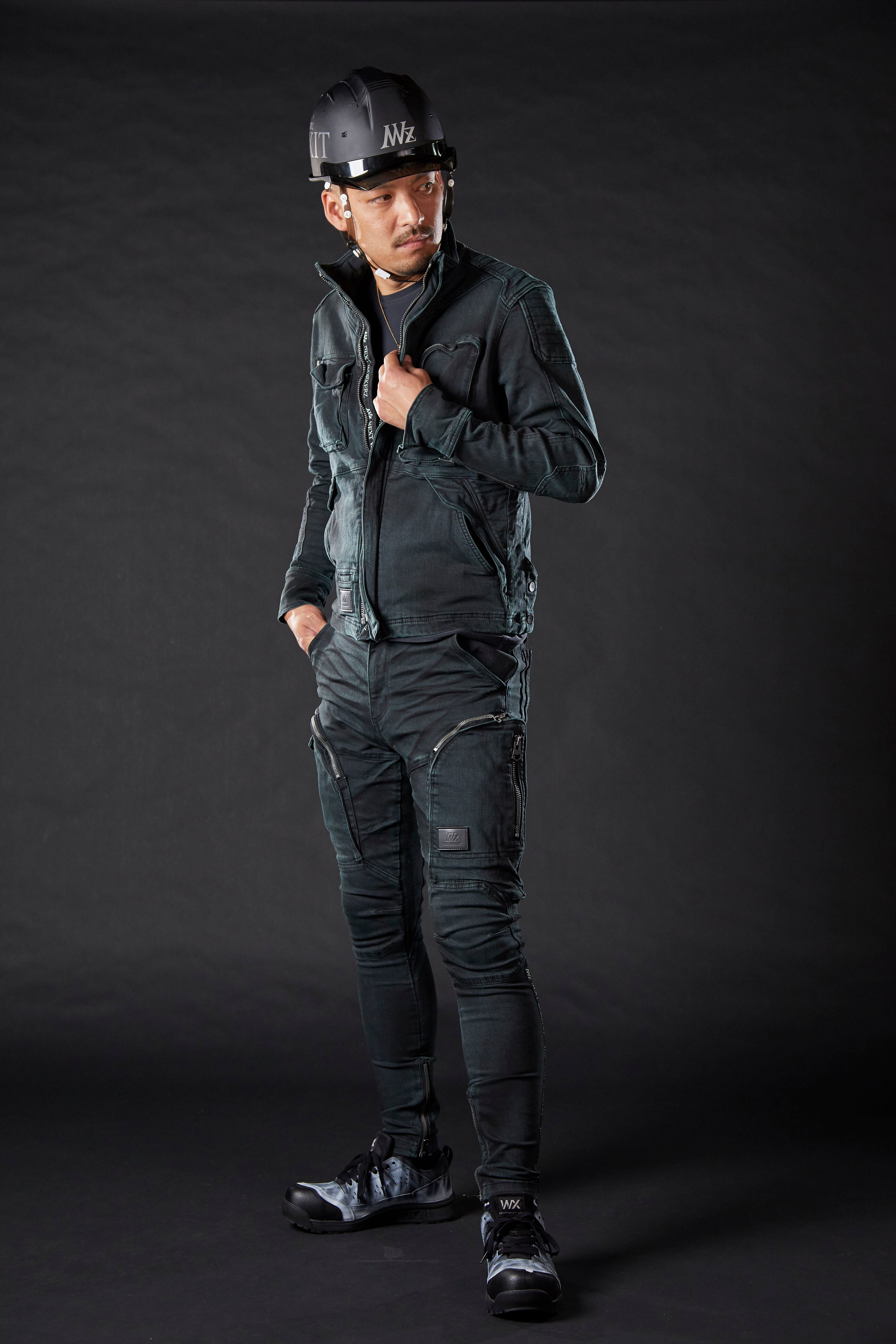 NWZ DENIM JACKET【DARK GREEN】 | NEXTWORKERZ STORE