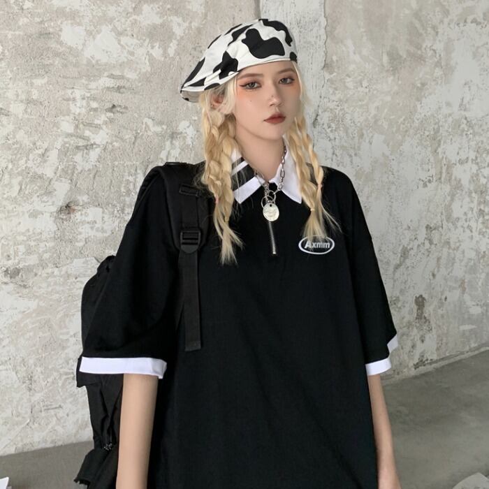 スタンダードカラーTシャツ スタイルサマー レトロ 夏物 ケッペル76246603609