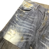 【denimPT25】再構築 デニムリメイクパンツ REMAKE DENIM PANTS