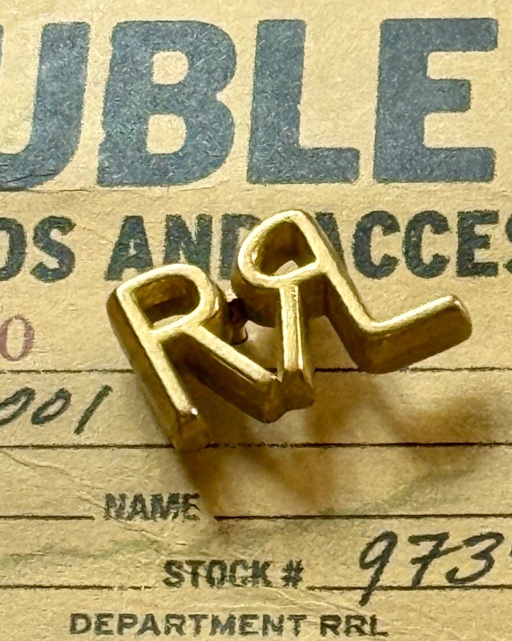 新品 RRL ロゴ ピンバッジ | Room Style Store