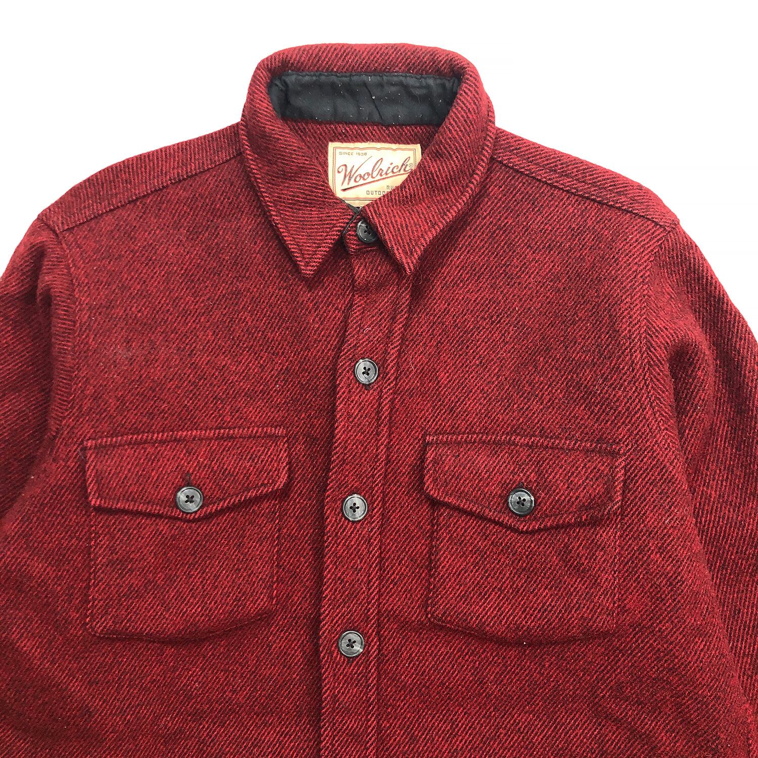 90s WOOLRICH（ウールリッチ）ウールシャツ CPOジャケット/2XL