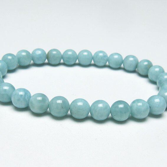 ラリマー ブレスレット 7mm 一点物 おまかせ便 111-38326