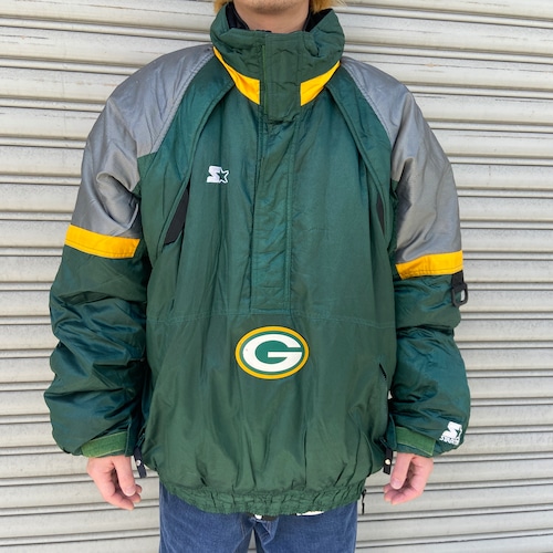 『送料無料』STARTER NFL PACKERS グリーンベイパッカーズ　アノラック　XL
