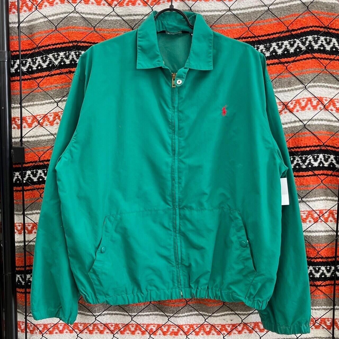 80s-90s USA製 ポロラルフローレン POLO スイングトップ ナイロン 80s-90s USA製 ポロラルフローレン POLO スイングトップ ナイロン
