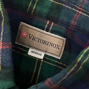VICTORINOX ビクトリノックス チェック BD ボタンダウン 長袖 ネルシャツ M/メンズ