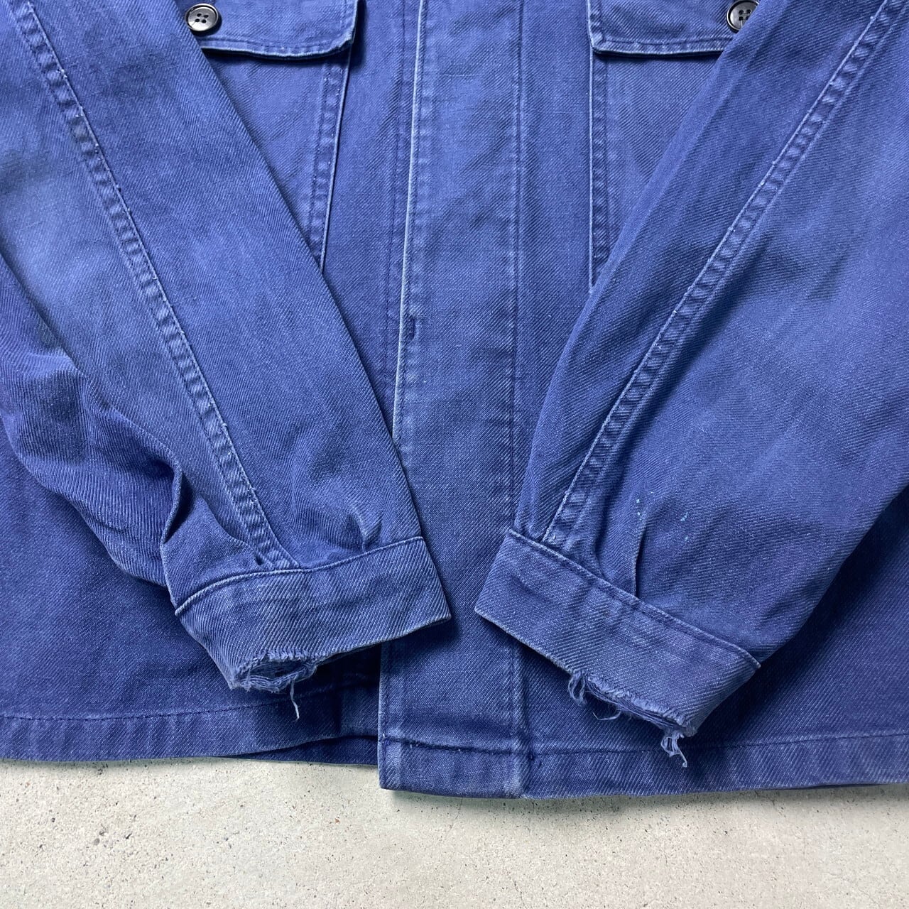 ヴィンテージ ユーロワークジャケット 2ポケット コットンツイル