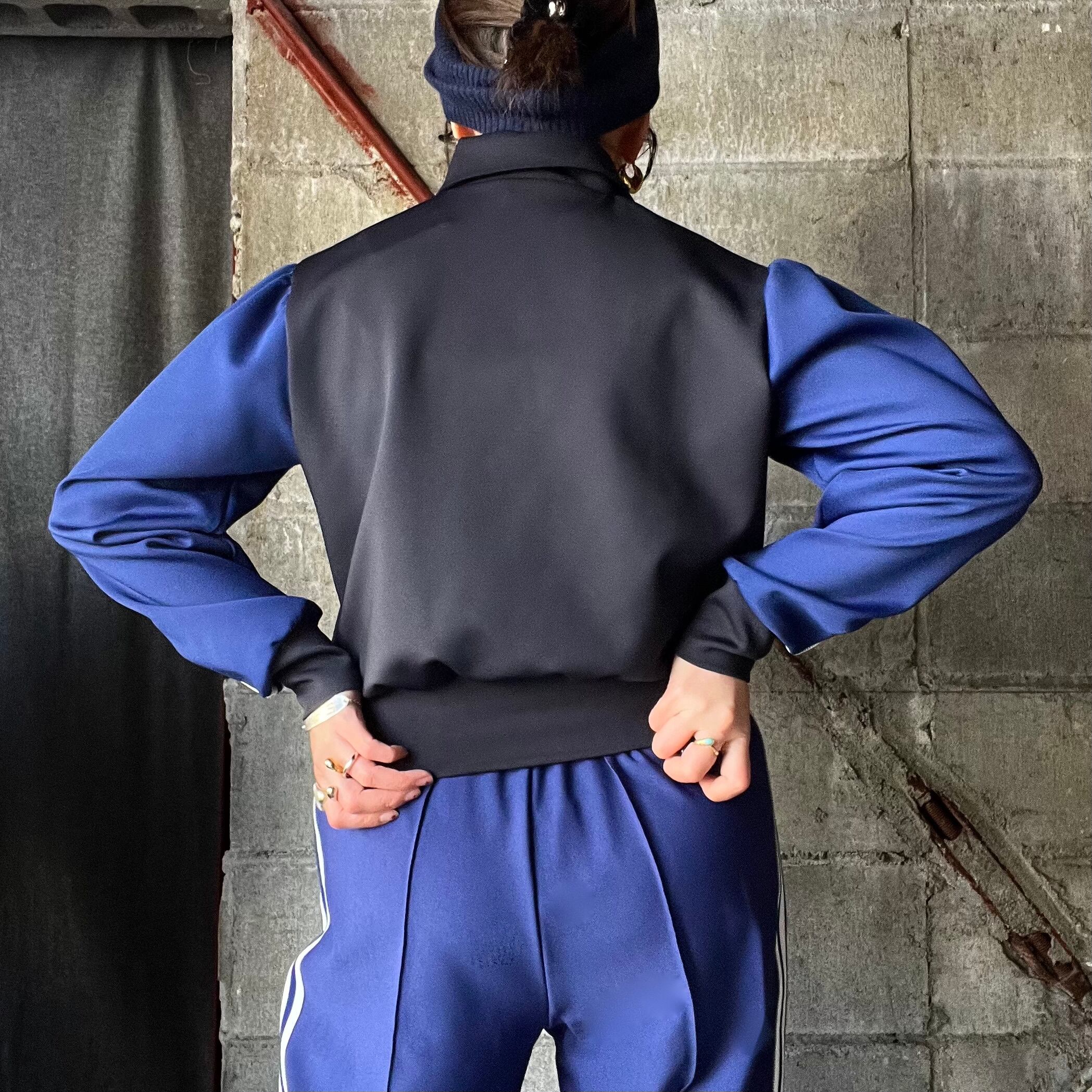 HOLIDAY】 puff sleeve track jacket (navy） | olaf